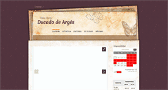 Desktop Screenshot of ducadodearges.com